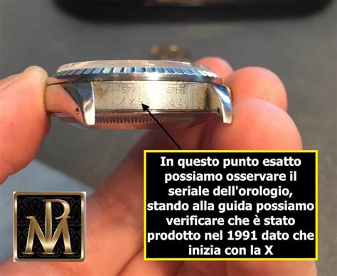 dove si trova la referenza rolex|Numeri seriali Rolex, come verificare l'a.